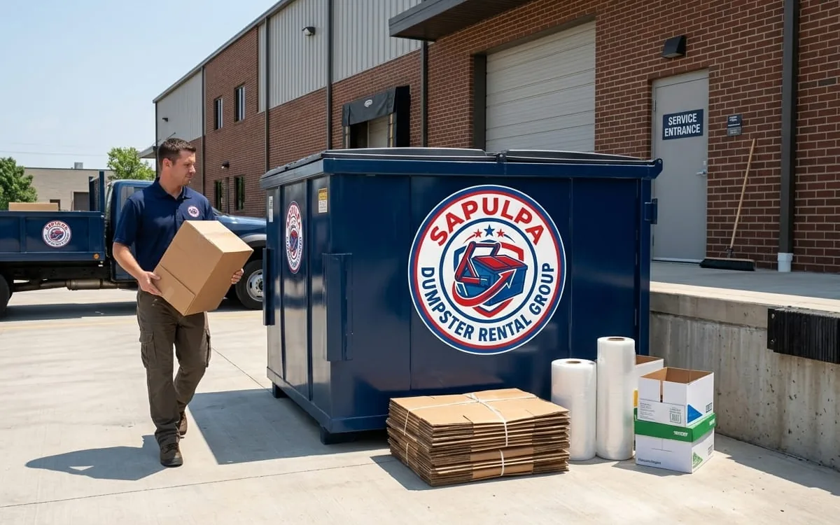 Commercial Dumpster Rental in Sapulpa OK