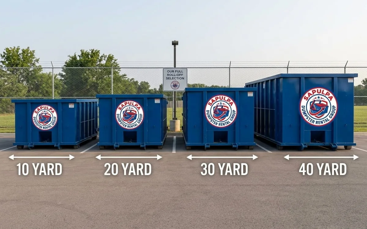What Size Dumpster Do I Need? A Sapulpa Homeowner's Guide